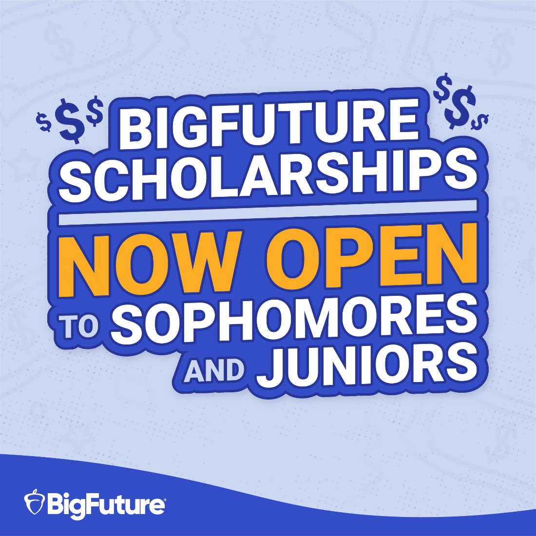 Announcing BigFuture Scholarships for Class of 2024 and 2025! College